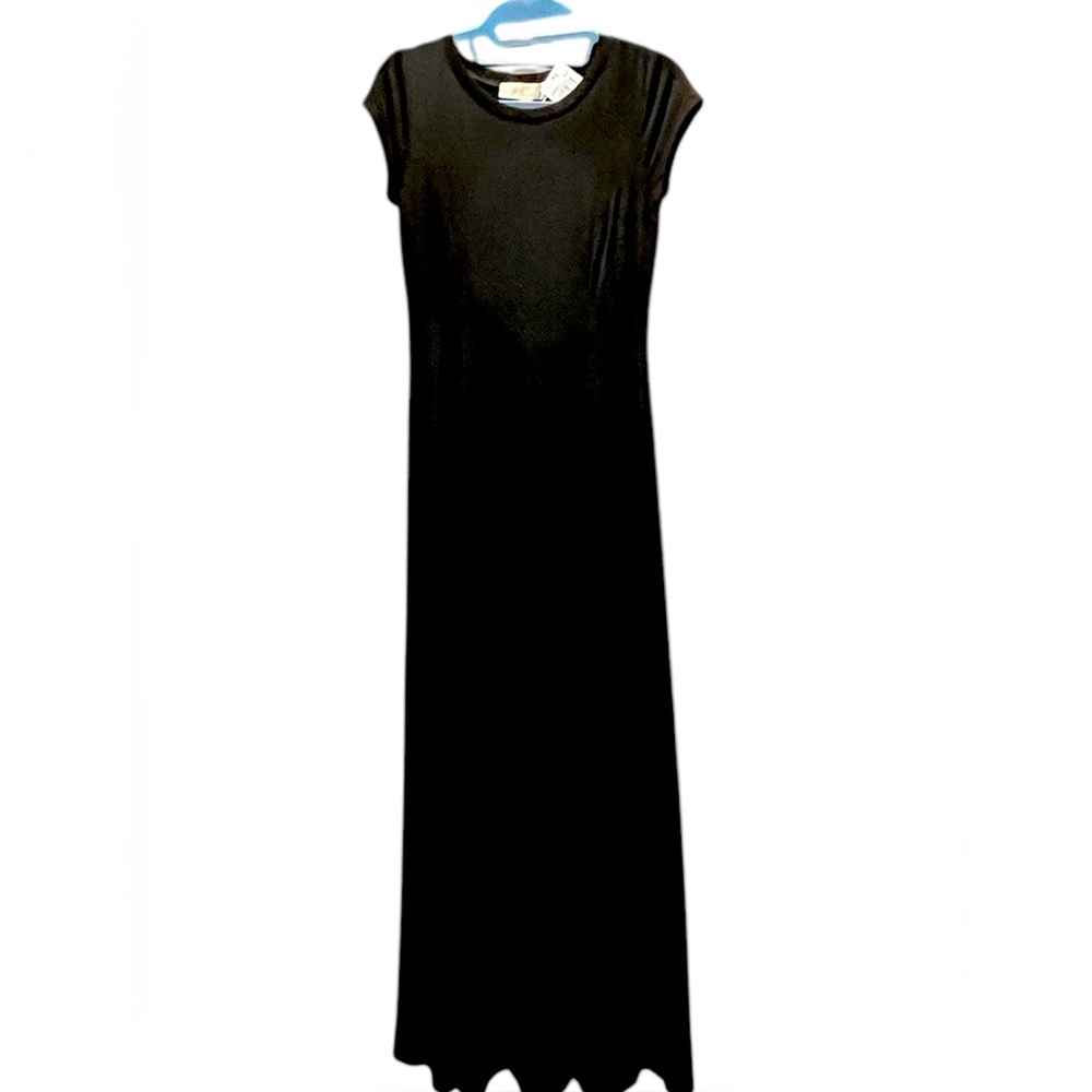 Michael Kors ~ Black Evening Dress ~ Xtra-Small ~ Knee Height Slit on Left ~ NWT